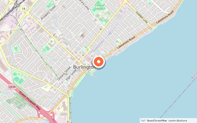 Map showing the location of The Burleau in Burlington
