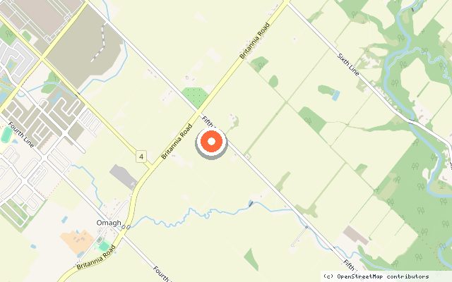 Map showing the location of The Enclave in Milton